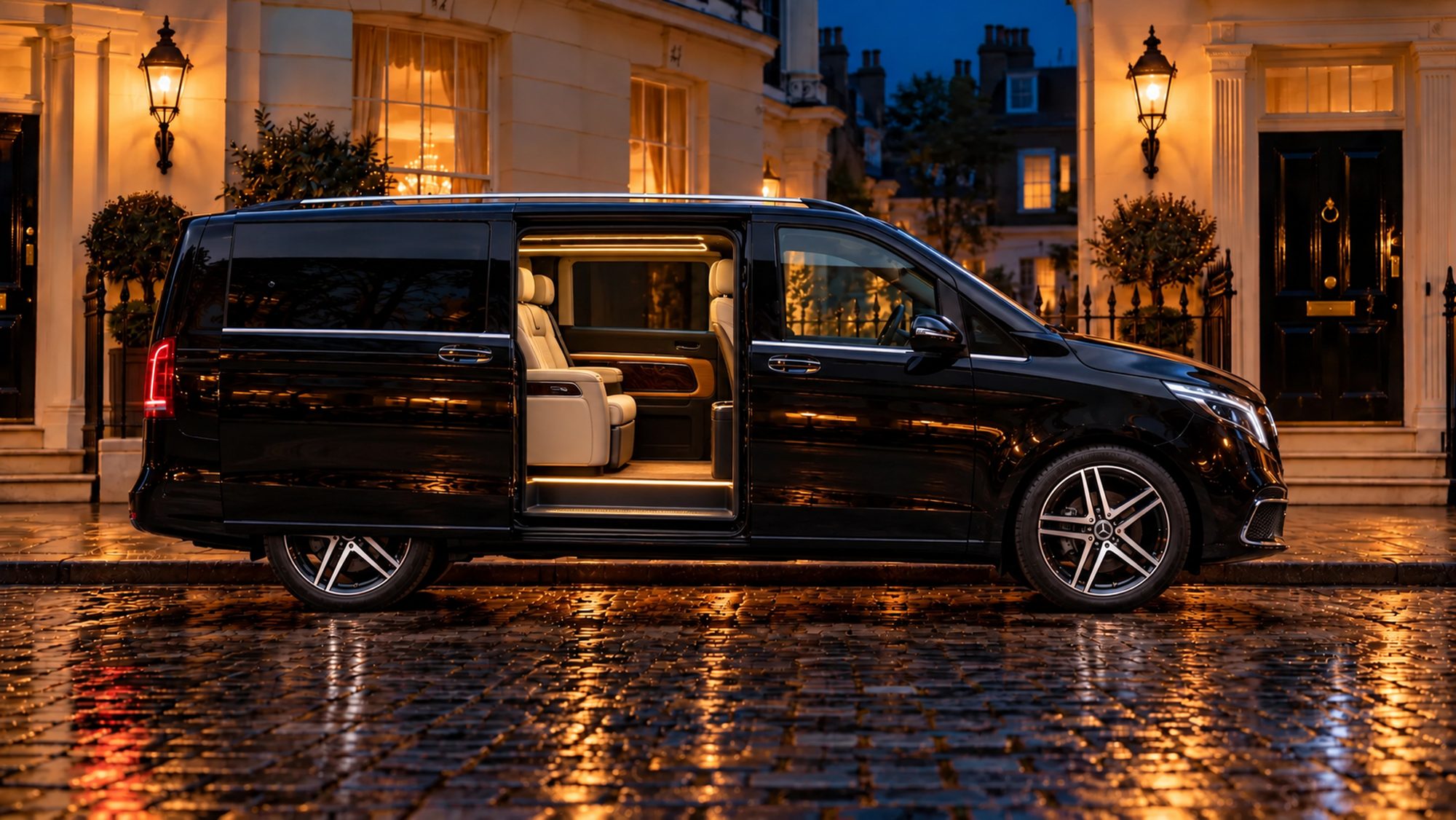 Mercedes-Benz V-Class, rear door open